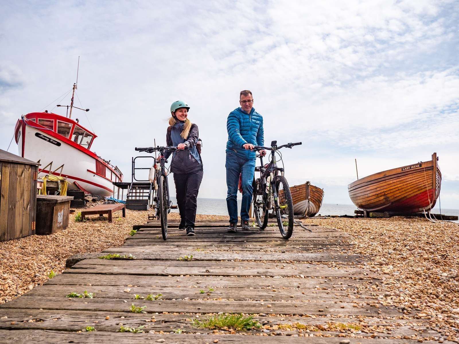 The route takes cyclists along the Kent coast