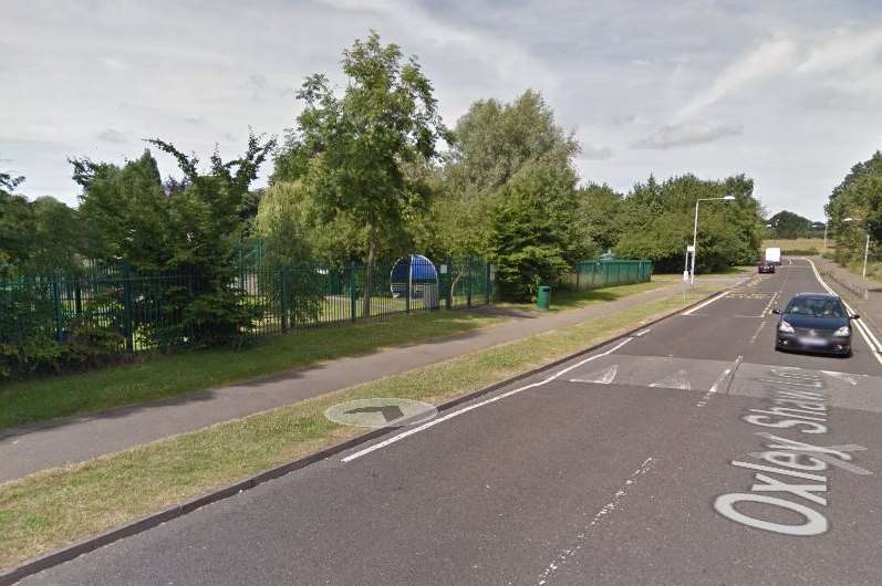 Oxley Shaw Lane in Leybourne. Google Street View
