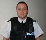 PC Stuart Merrington, who is being honoured today