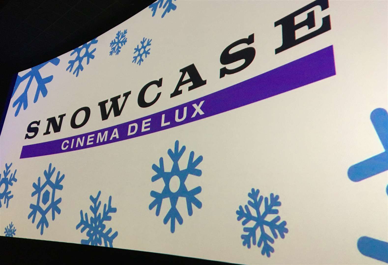 Showcase cinema in Bluewater becomes Snowcase for one day