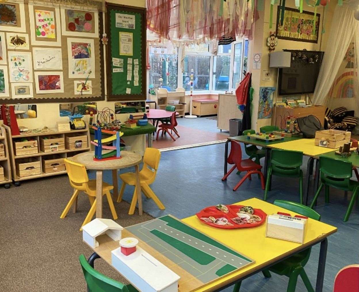 Ms Antoniou says she was unable to set up the room the previous day like she normally does before the unexpected Ofsted visit to the Broadstairs nursery. Photo: Curious Explorers