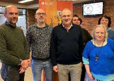 Medway Lib Dems with party leader Ed Davey