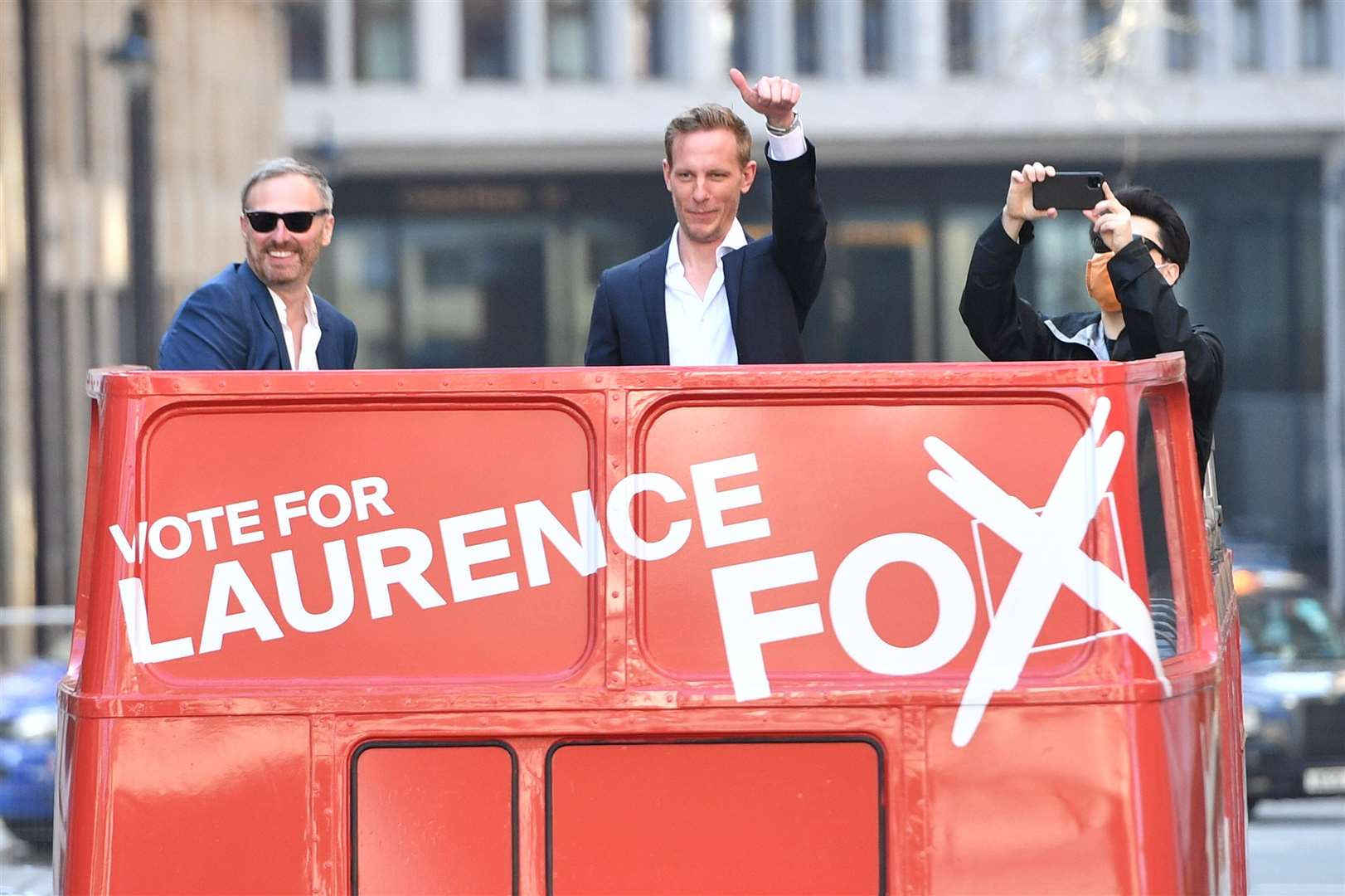 Laurence Fox previously ran for Mayor of London in 2021 (Dominic Lipinski/PA)