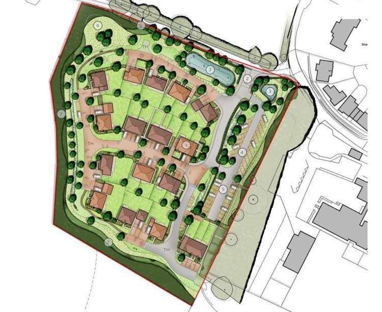A school drop off area and 20 staff parking spaces were also proposed in Newington near Sittingbourne