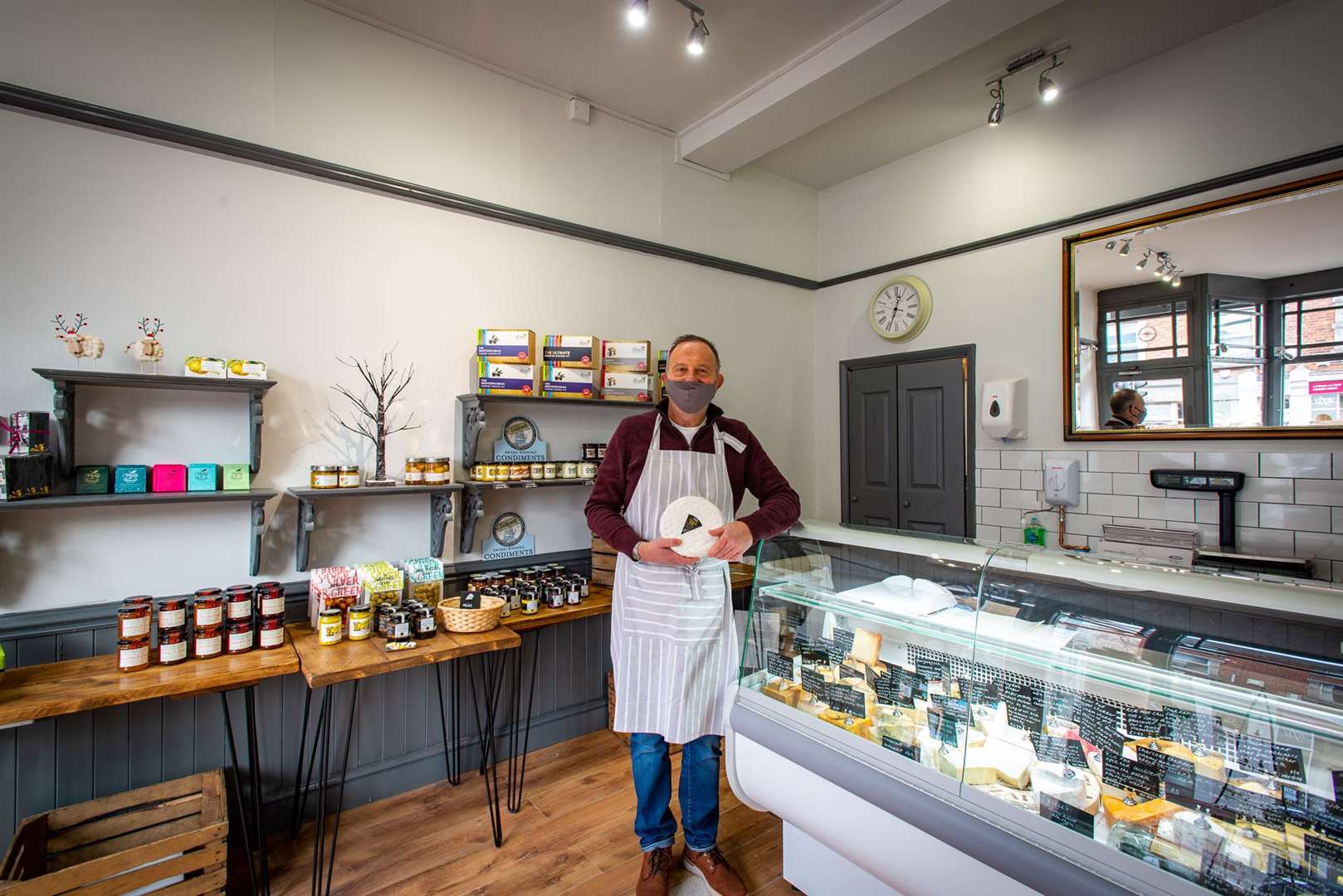 Jonathan Cook opened The Cheese Shop in Tunbridge Wells in 2020. Picture: David Hodgkinson