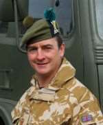Lt Col David Richmond has been shot in the leg in Afghanistan