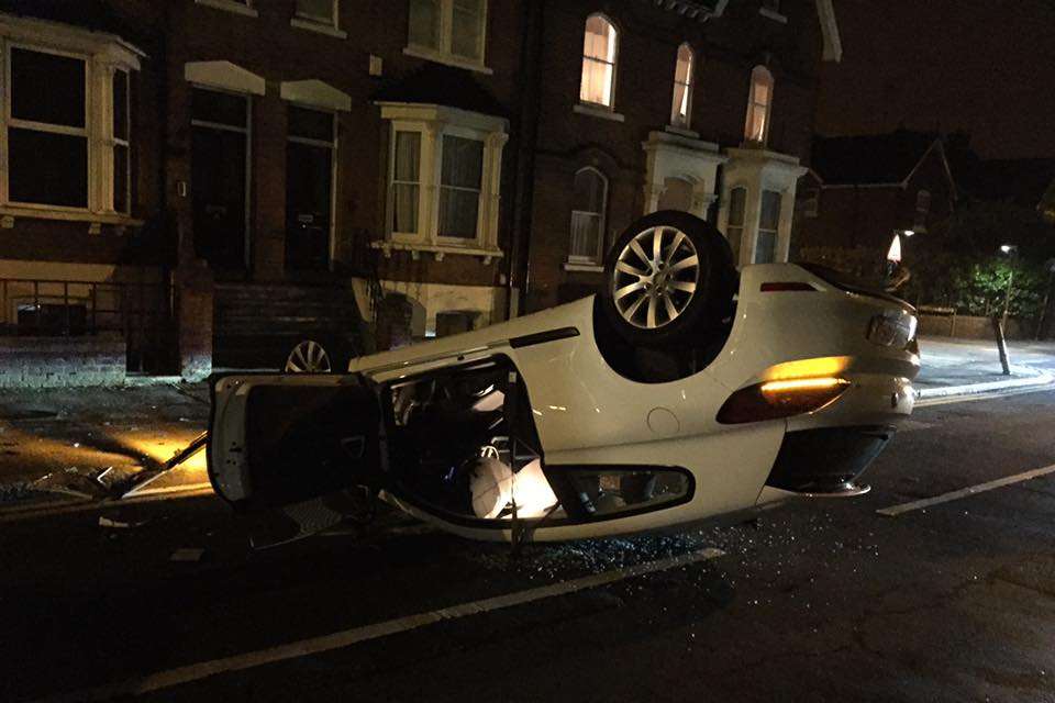According to residents, the driver made off from the scene