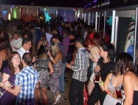 Clubbers at New York, New York in Herne Bay. Picture: Darren Bloom