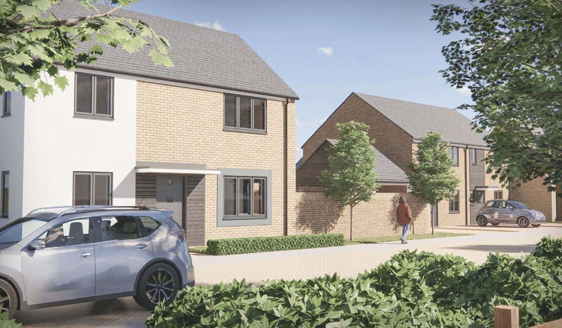 How the Persimmon homes off Barton Hill Drive, Minster, Sheppey, could look