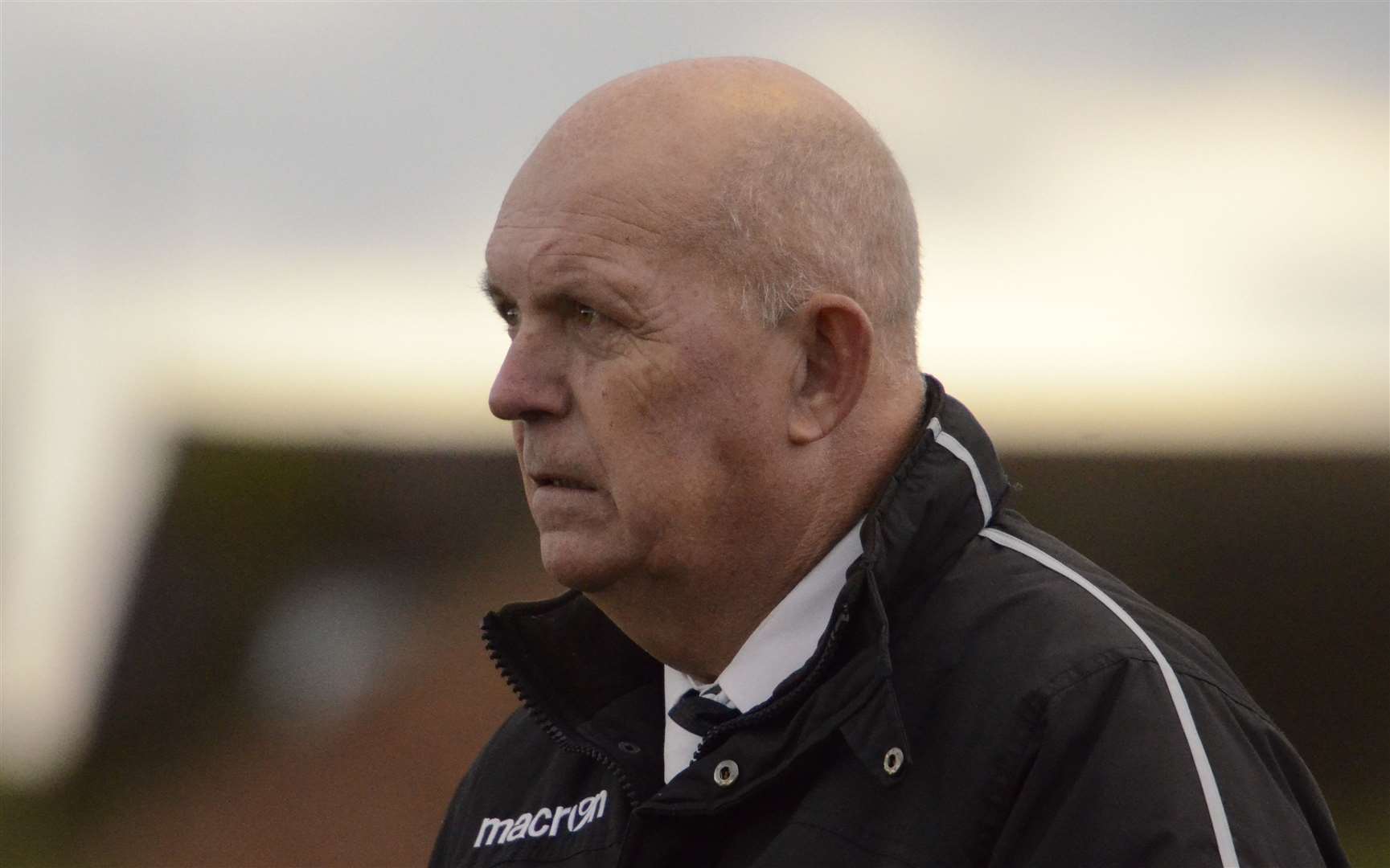 Deal Manager Derek Hares watches as his team takes on Sheppey United in the Southern Counties East League at Holm Park on Saturday. Picture: Chris Davey. (21253856)