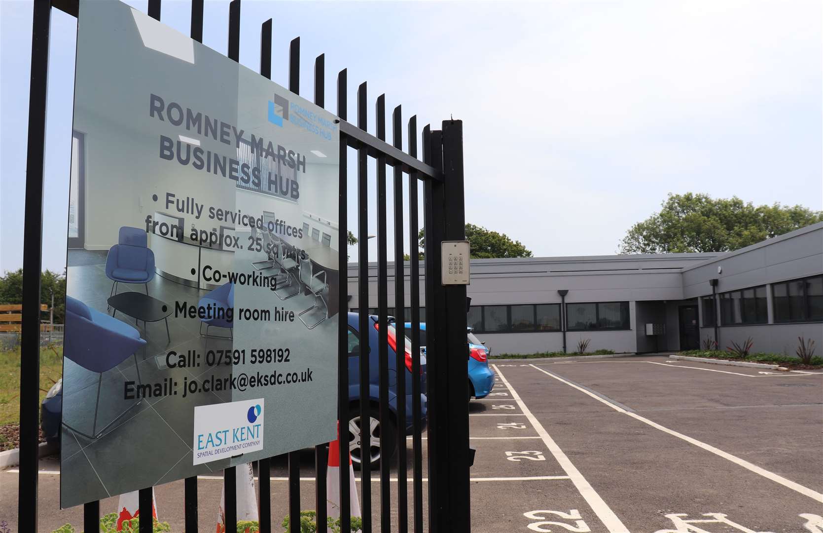 The business hub in New Romney opened in February 2022. Picture: FHDC