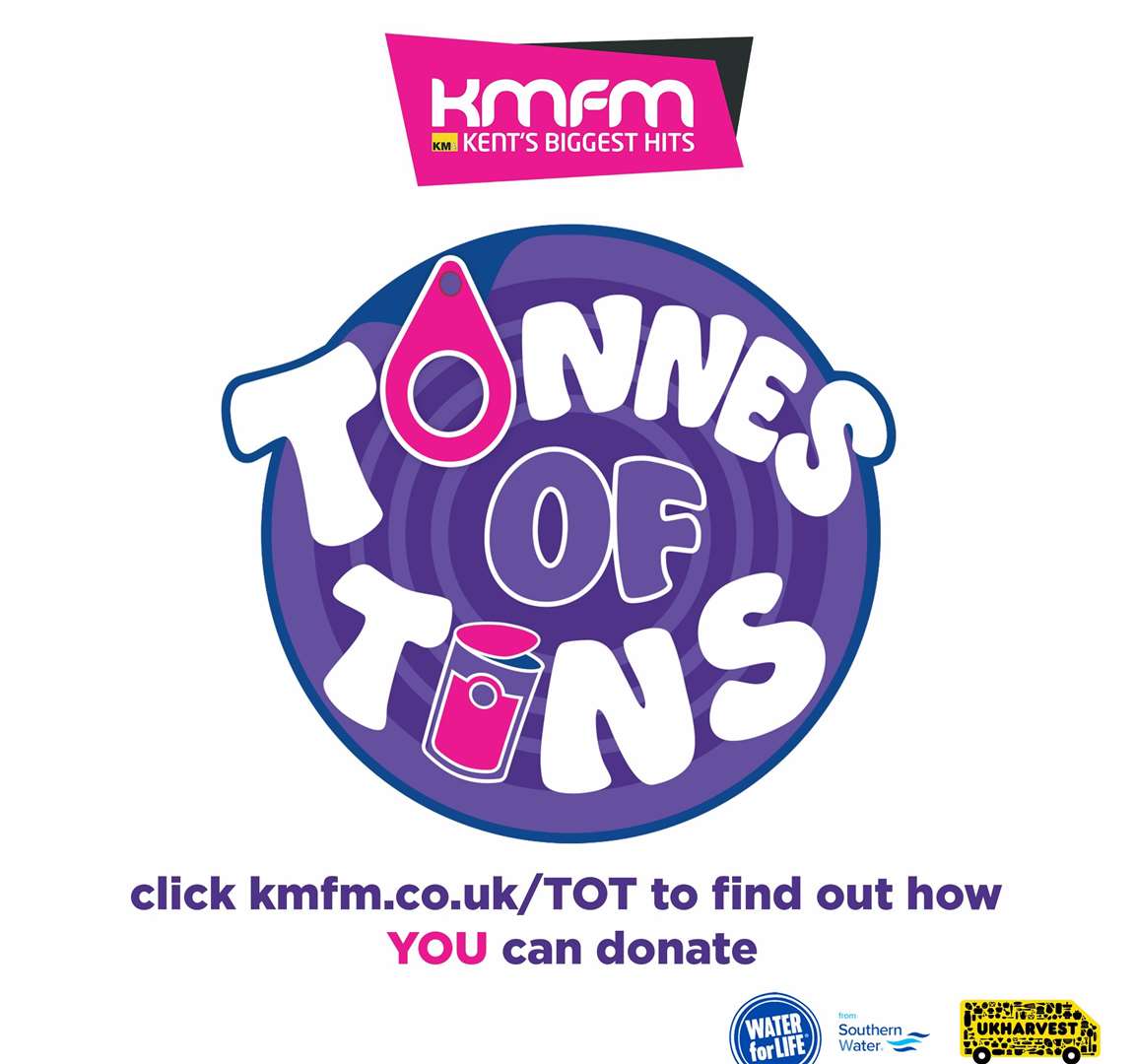 To help people relying on food banks to get by, kmfm is partnering with UK Harvest to collect as many tonnes of tins as possible over the next six weeks
