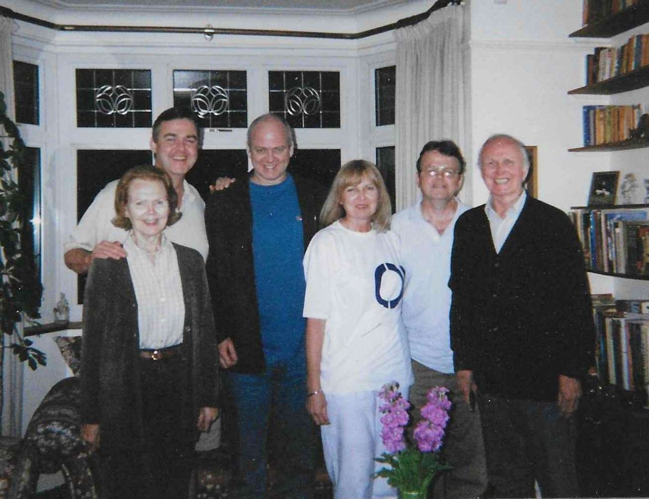 Family photo: (L-R) Veronica, Jamie, David, Rosemary, Duncan and Edward