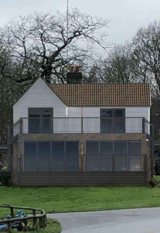 A foretaste of what the converted fishing lodge at Bewl Water would look like as holiday lets