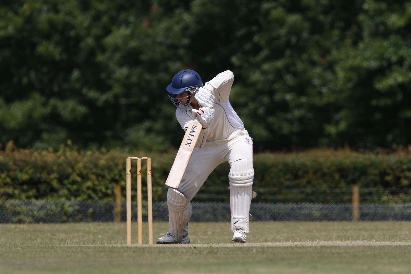Leeds & Broomfield's George Davis impressed in the field and with the bat Picture: Andy Jones