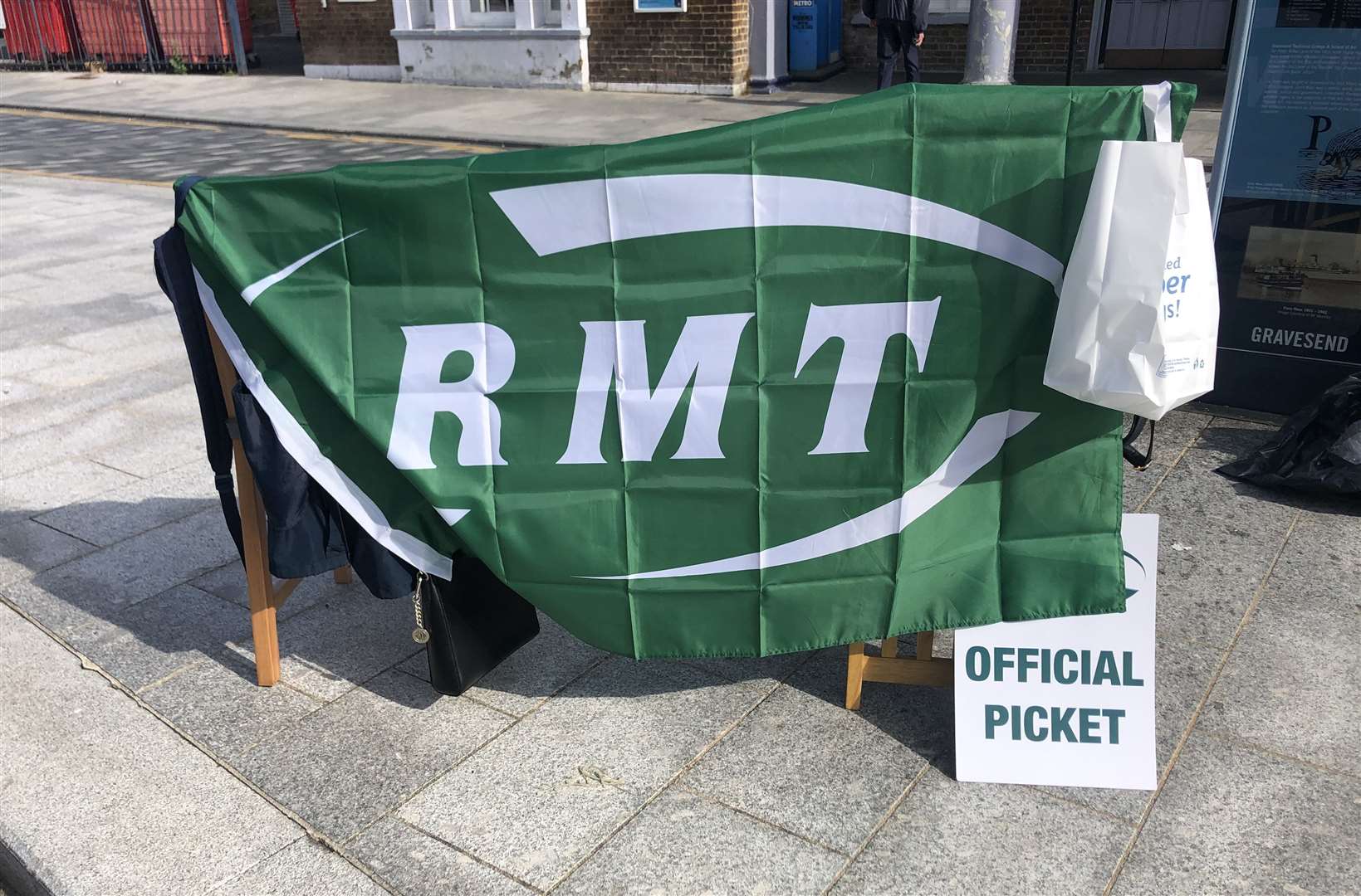 John supports the strike action by the RMT. Stock picture