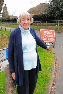 Dorothy Shakespeare, 84, lives in Monks Orchard, just off Oakfield Lane and goes out in her car every morning