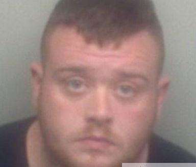 Jailed: Charlie Gannon. Picture: Kent Police
