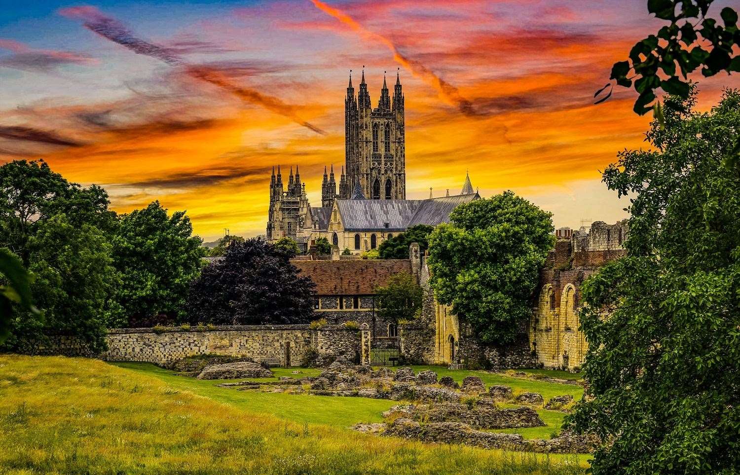 Canterbury Cathedral is within walking distance of the property. Picture: John Hippisley