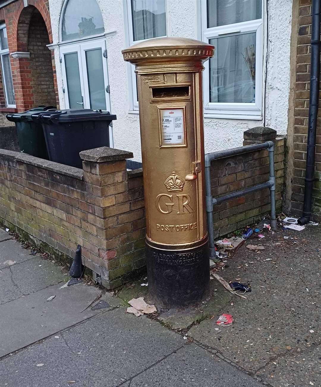 One appeared by the newsagents in St Vincents Road in Dartford