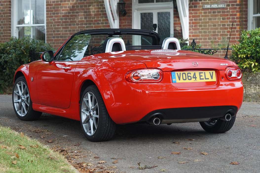 The MX-5 is at its best with the roof down