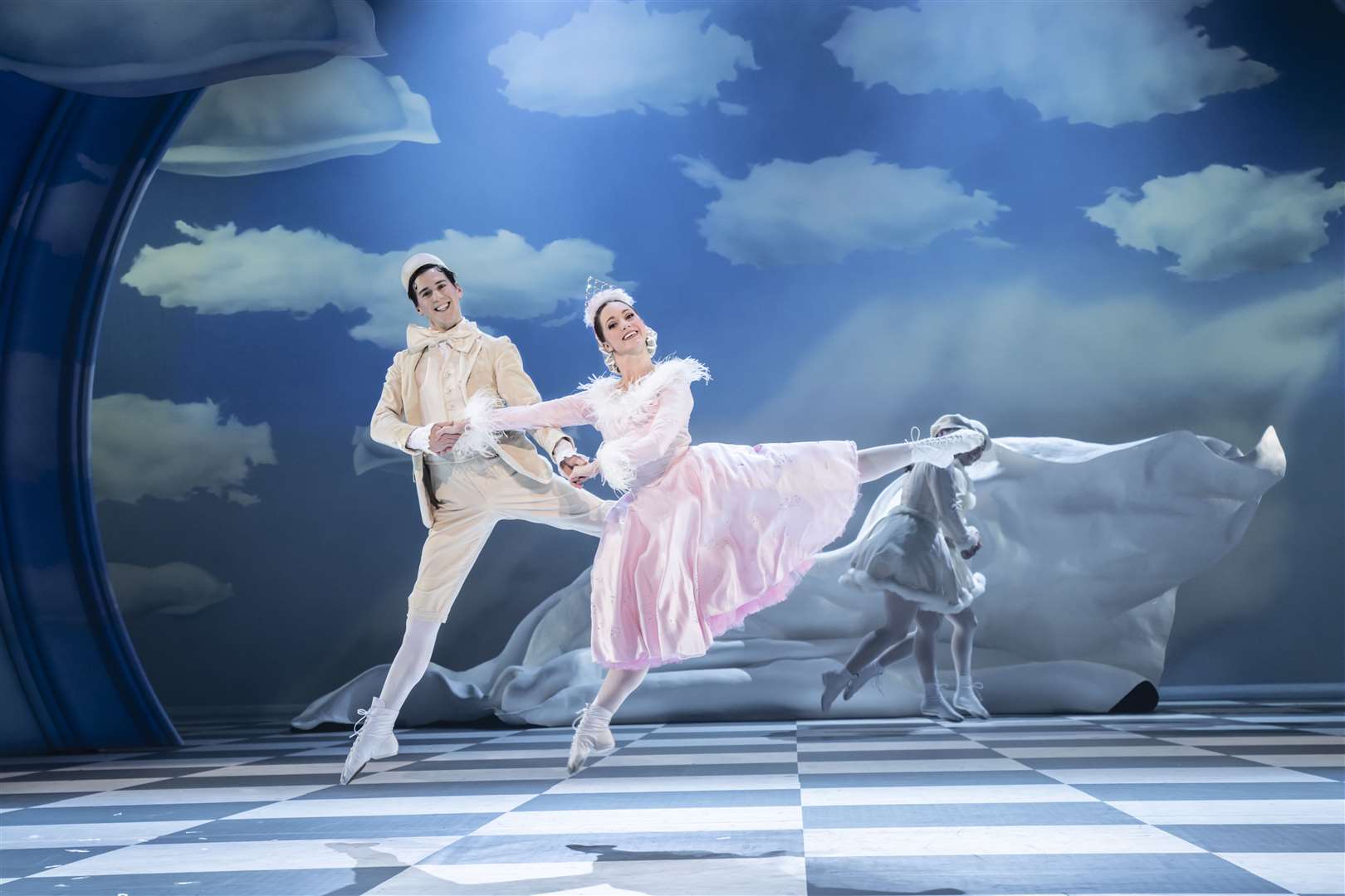 Dominic North and Ashley Shaw performing in Matthew Bourne's production. Picture: Johan Persson