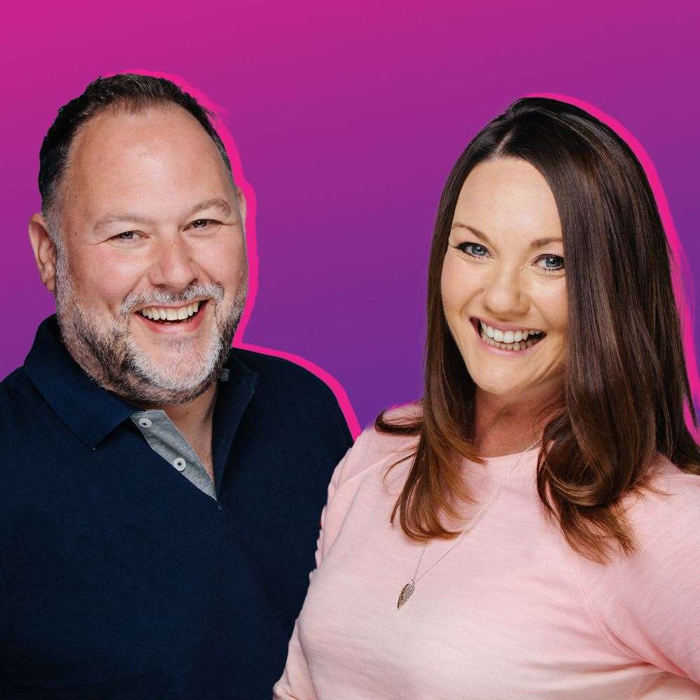 Garry and Claire on kmfm Breakfast