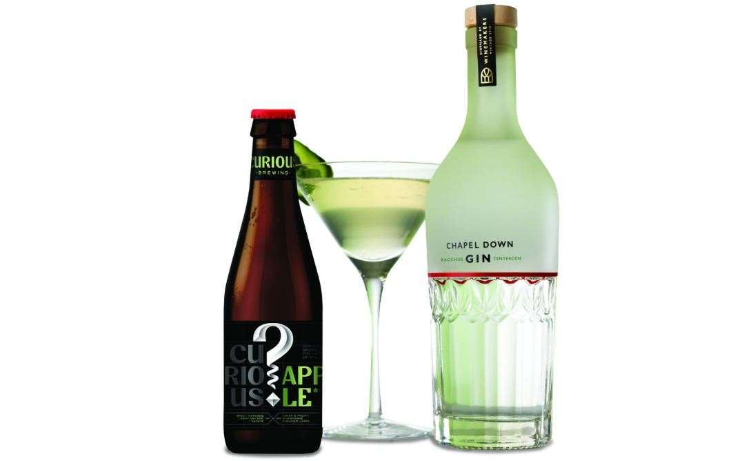 Chapel Down's Garden on England cocktail kit includes a bottle of gin and two ciders for £30. Picture: Chapel Down (32910258)