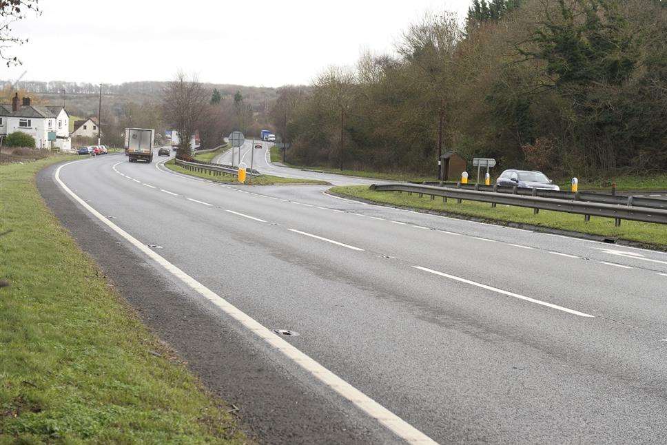 The A249 at Stockbury