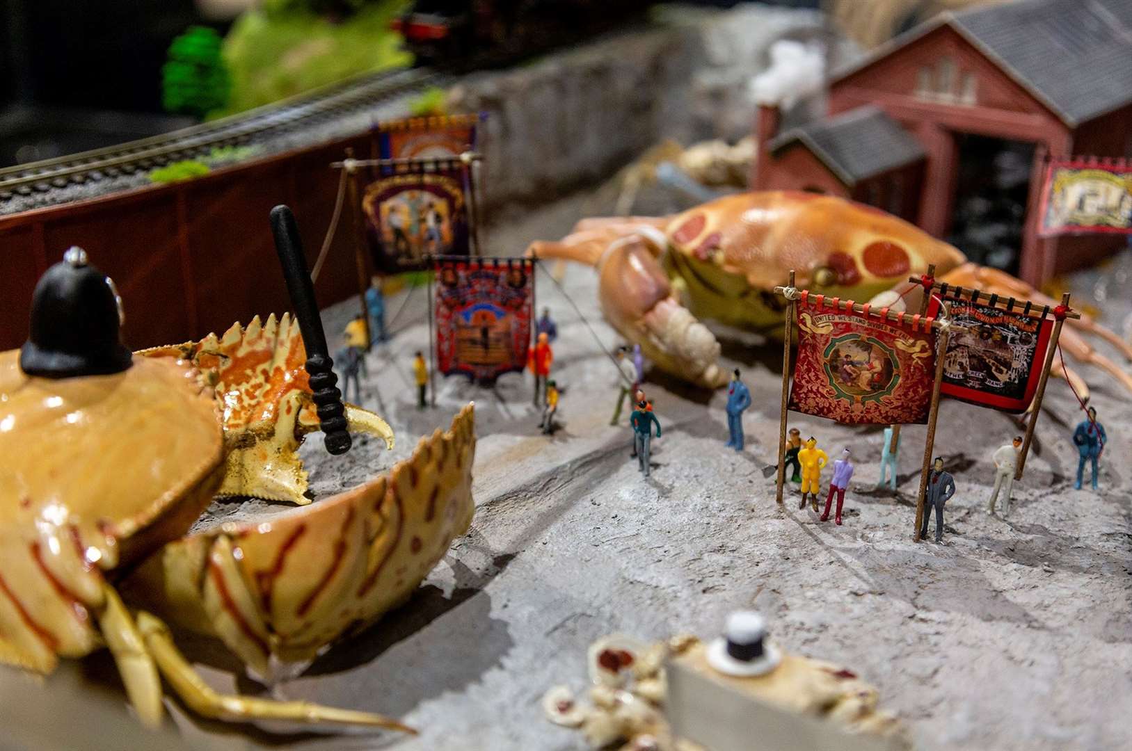 Margate’s eccentric Crab Museum is a fascinating tribute to the sea creature. Picture: Sheradon Dublin