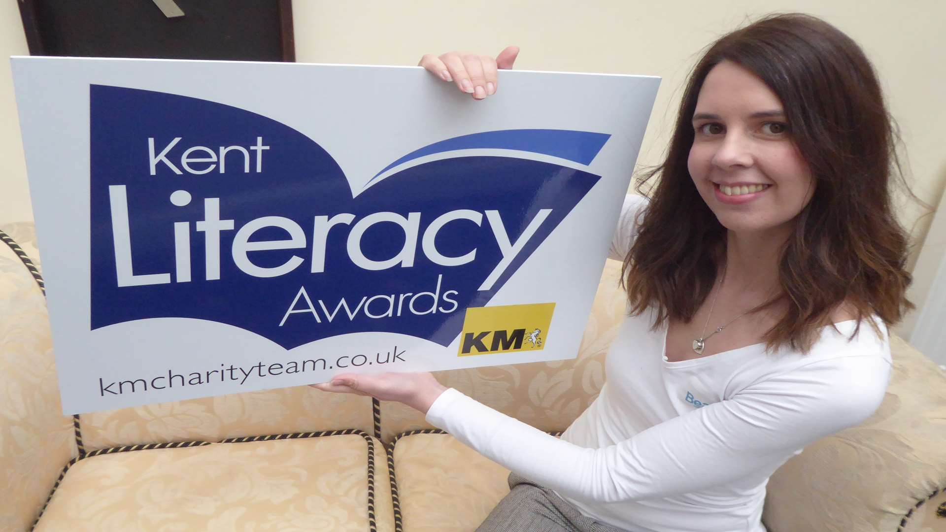 Kate Rumsby of Beanstalk which is supporting the Kent Literacy Awards 2017.