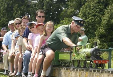 All aboard. Canterbury and District Model Engineering Society holds its open day on Sunday