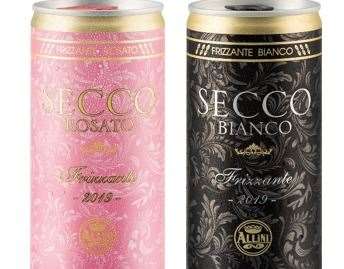 Lidl is selling two sparkling wines in a can, each costing £1.49
