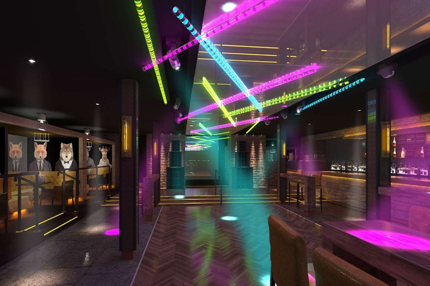 The new nightclub will have three dance-floors and five bars