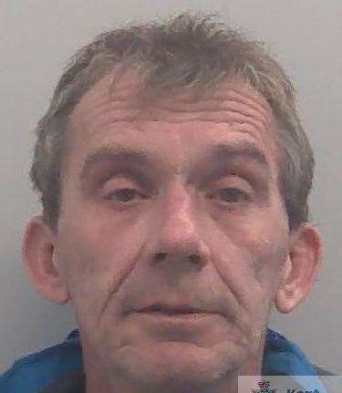 Convicted rapist Kevin Lusted has been jailed for more than 20 years. Photo: Kent Police