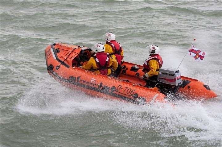 A lifeboat was launched at Joss Bay. Stock picture: RNLi (12342526)