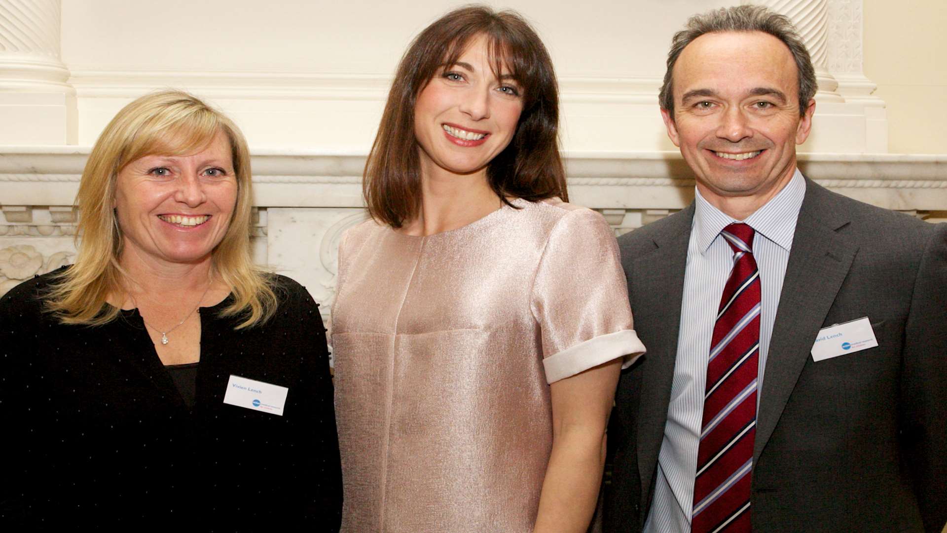 Ward & Partners managing director David Lench and his wife Vivien with Samantha Cameron
