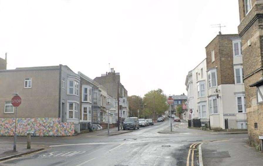 An emergency gas leak has closed Addington Street in Margate. Picture: Google