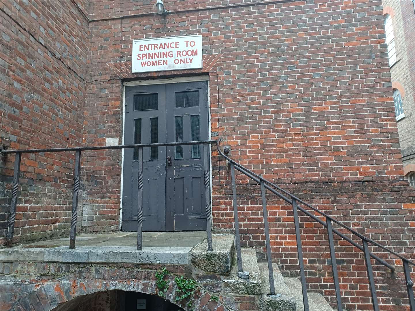 Entrance to the old spinning rooms