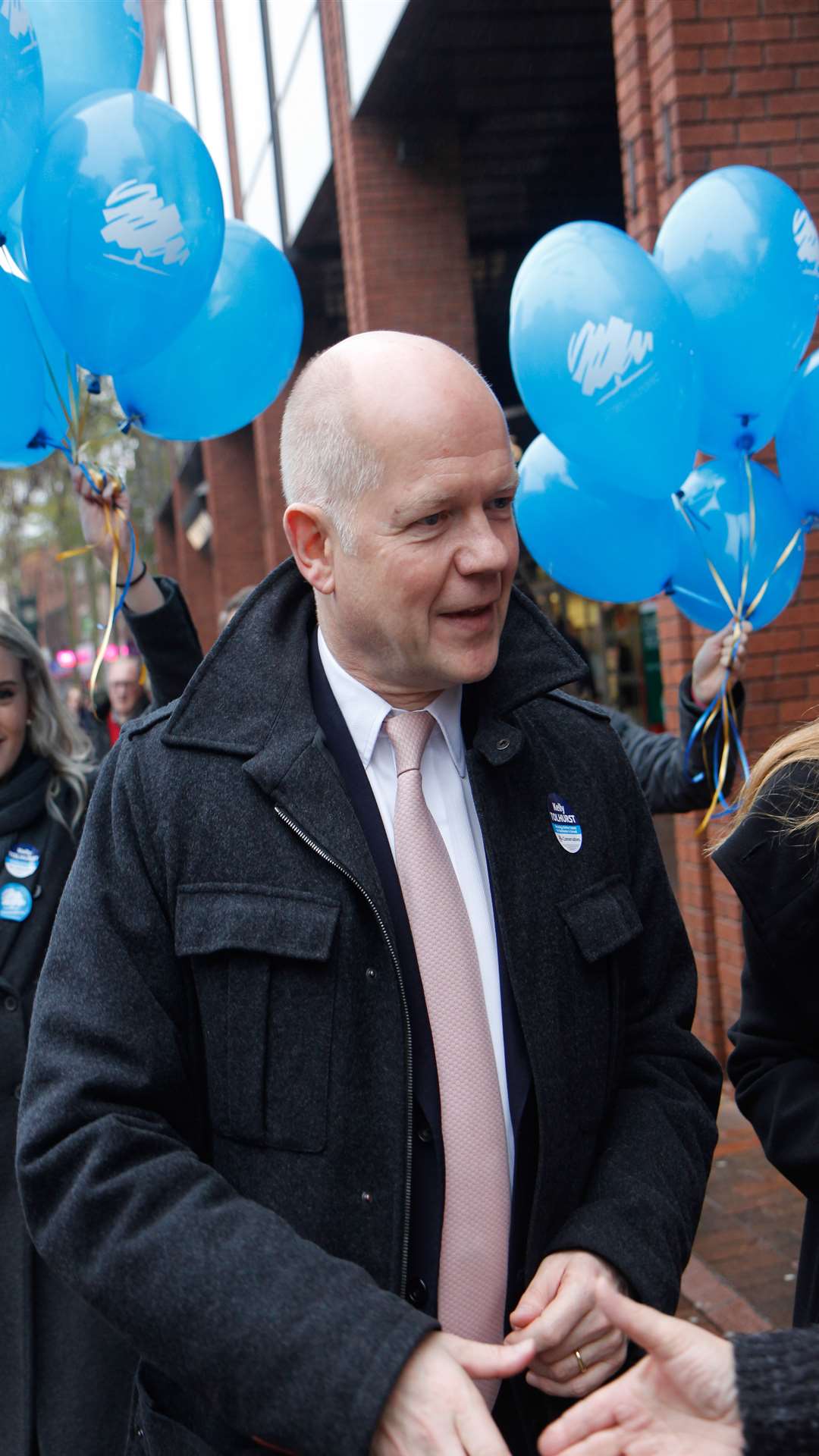 William Hague on the campaign trail in Medway