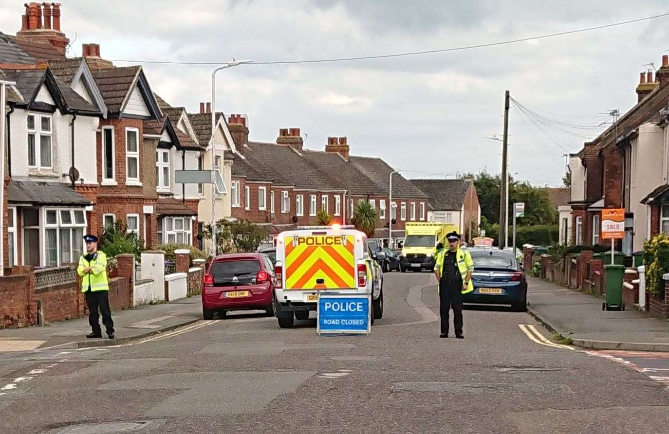 Church Road was closed following the collision