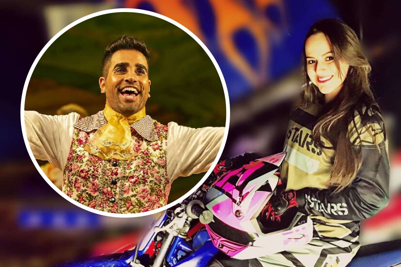 Dr Ranj rushed to the aid of stunt rider Drueicy Madorf