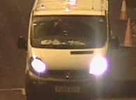 CCTV of a van thought to be connected to the theft