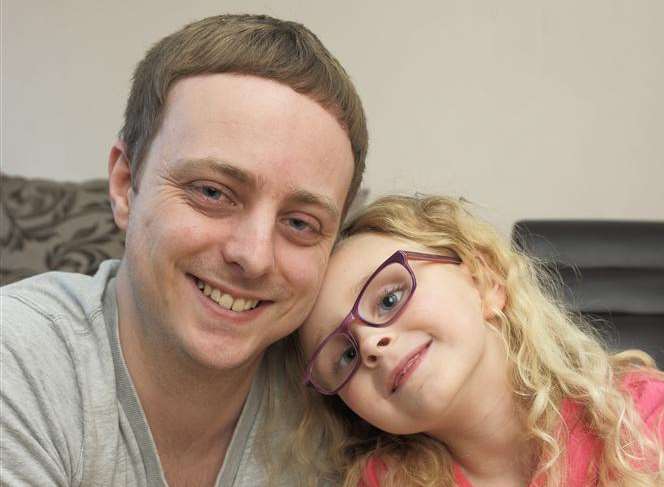 Gary with Caitlin Rose-Faber, 6