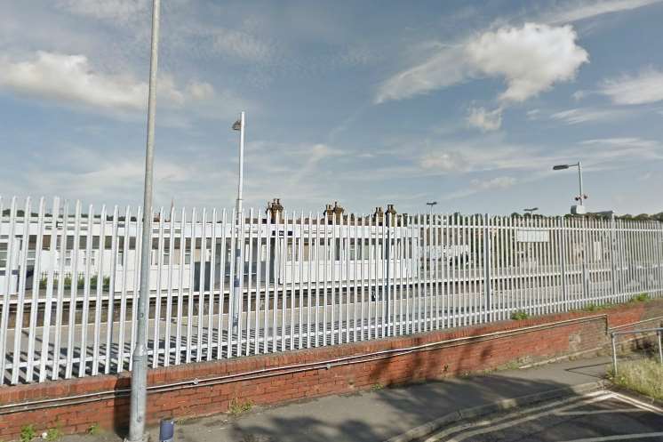 The woman was rescued after falling onto the tracks. Picture: Google Street View