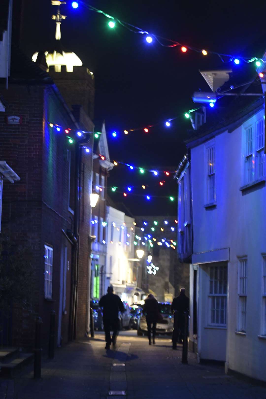 Lights around the town will glow after the 7pm switch-on Picture: Tony Flashman