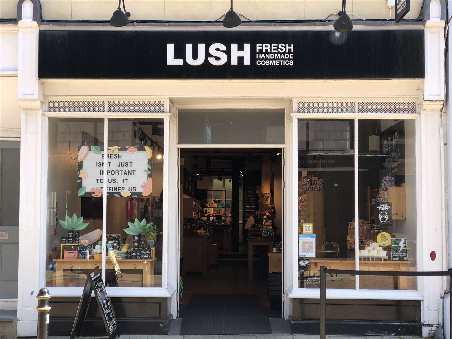 Lush in Canterbury High Street is set to reopen following refurbishment. Picture: Lush