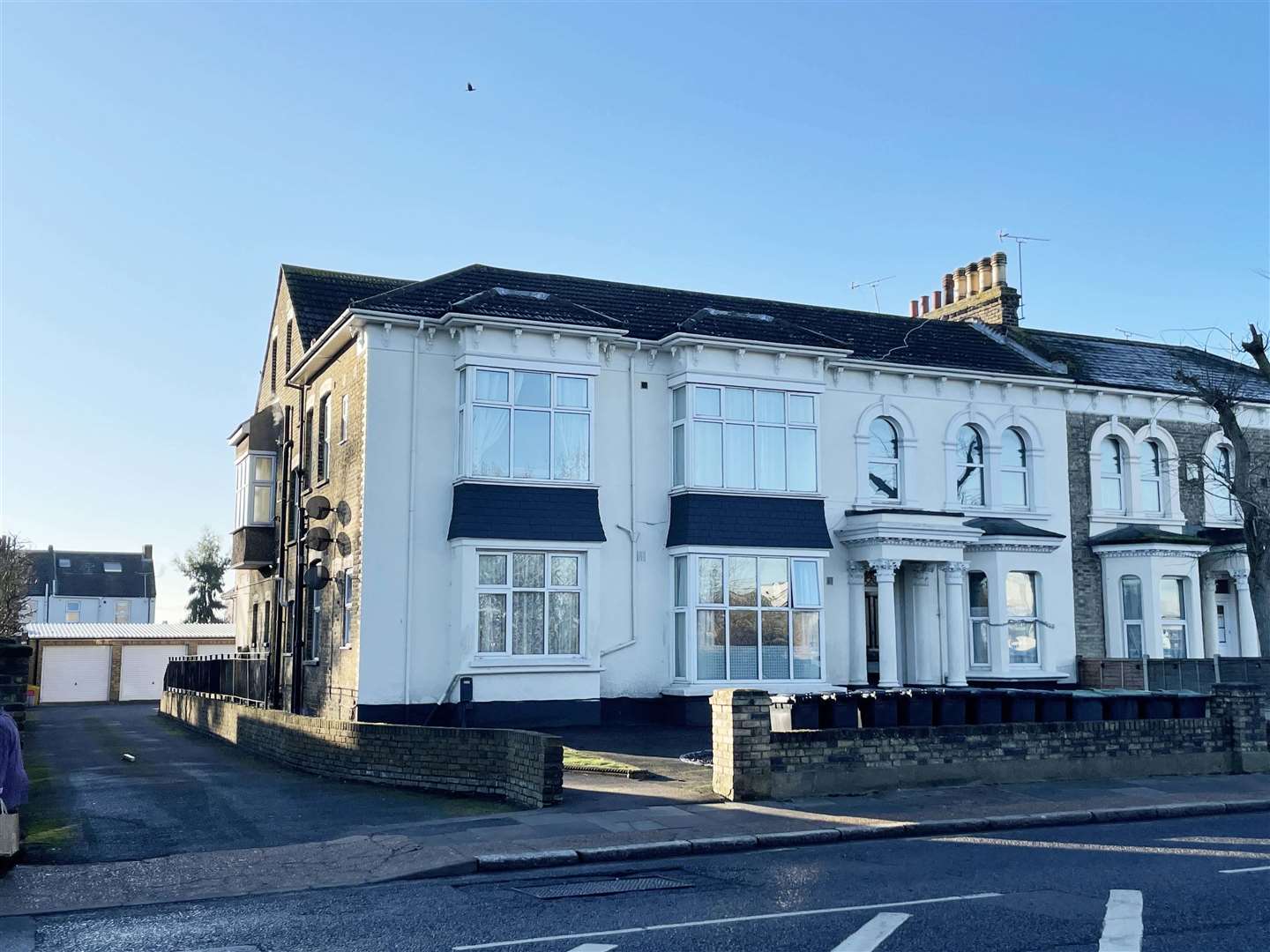 The freehold for the plot in Overcliffe, Gravesend is also up for sale. Picture: Clive Emson Auctioneers