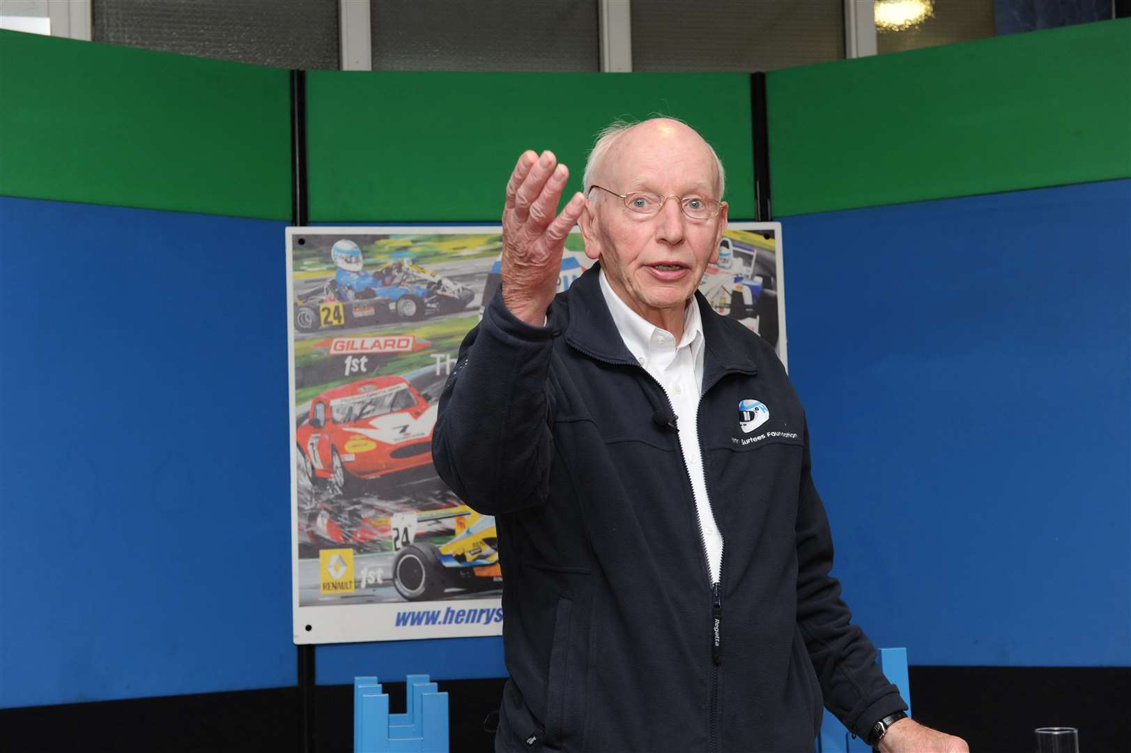 John Surtees at the Henry Surtees challenge - charity event set up in memory of young racing driver Henry Surtees