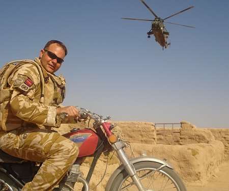 WO2 David Markland was killed in an explosion in Helmand province on Monday. Picture courtesy Ministry of Defence